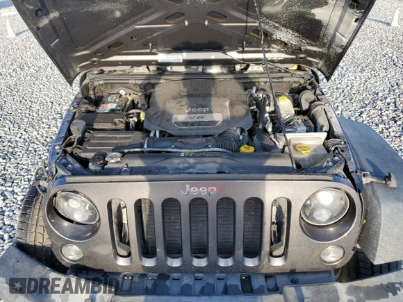 2018 Jeep Wrangler Willys Wheeler W z VIN 1C4AJWAGXJL852498, wystawiony jako Copart lot #52866945 z przebiegiem 90 515 mil mil oraz Szkoda całkowita • Salvage title. Historia ofert i sprzedaży dostępna na DreamBid. Obrazek 13.