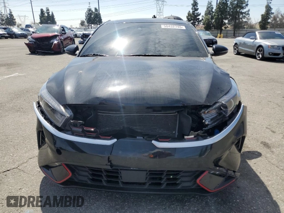 2024 Kia Forte GT-Line with VIN 3KPF54AD5RE717129, listed as a Copart auction lot 50432745 with 35,555 mi miles and Salvage Title. Bid and sale history available at carsss.com. Image 5.