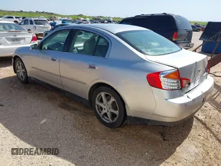 2004 Infiniti G35 w/Leather with VIN JNKCV51E24M614390, listed as a IAAI auction lot 42016569 with 229,477 mi miles and . Bid and sale history available at DreamBid. Image 3.
