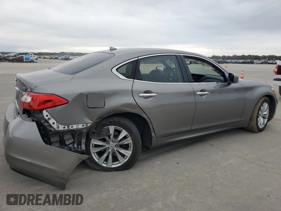 2011 Infiniti M37 with VIN JN1BY1AP8BM320930, listed as a Copart auction lot 79931304 with 102,070 mi miles and Salvage Title. Bid and sale history available at carsss.com. Image 3.