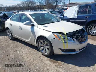 2014 Buick Regal with VIN 2G4GK5EX9E9287858, listed as a IAAI auction lot 41608772 with 47,827 mi miles. Bid and sale history available at carsss.com. Image 1.