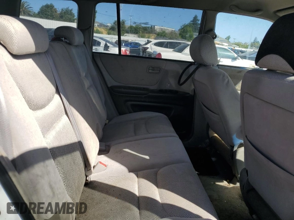 2001 Toyota Highlander z VIN JTEGD21A010017240, wystawiony jako Copart lot #58582214 z przebiegiem 219 332 mil mil oraz Szkoda całkowita • Salvage title. Historia ofert i sprzedaży dostępna na DreamBid. Obrazek 10.