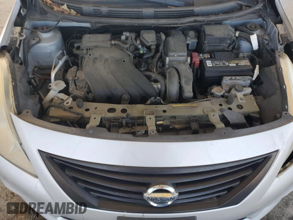 2012 Nissan Versa S with VIN 3N1CN7AP0CL912737, listed as a Copart auction lot 43459245 with 108,262 mi miles and Salvage Title. Bid and sale history available at carsss.com. Image 13.