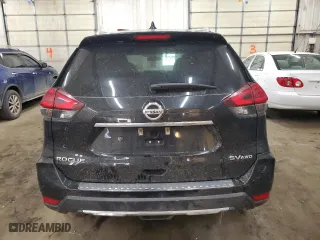 2017 Nissan Rogue SV with VIN 5N1AT2MV0HC897078, listed as a Copart auction lot 51037205 with 154,338 mi miles and Salvage Title. Bid and sale history available at carsss.com. Image 6.