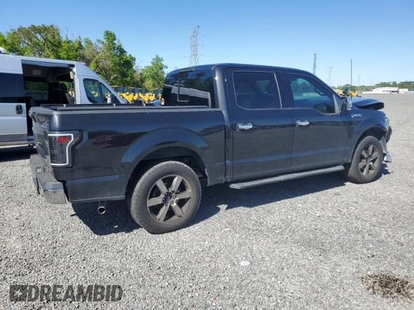 2015 Ford F-150 XLT with VIN 1FTEW1C81FFB01582, listed as a Copart auction lot 50217985 with 178,775 mi miles and Salvage Title. Bid and sale history available at carsss.com. Image 3.