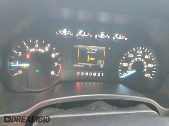 2018 Ford F-150 XL with VIN 1FTEX1CB2JKF23255, listed as a Copart auction lot 54489205 with 126,865 mi miles and Clean title. Bid and sale history available at DreamBid. Image 9.