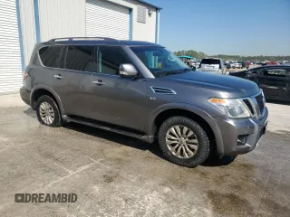 2017 Nissan Armada SL with VIN JN8AY2ND4H9004827, listed as a Copart auction lot 50012605 with 208,478 mi miles and Clean Title. Bid and sale history available at carsss.com. Image 4.