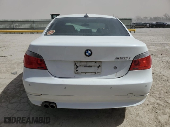 2007 BMW 5 Series 550i with VIN WBANB53567CP04231, listed as a Copart auction lot 49187015 with Not Provided miles and Salvage Title. Bid and sale history available at carsss.com. Image 6.