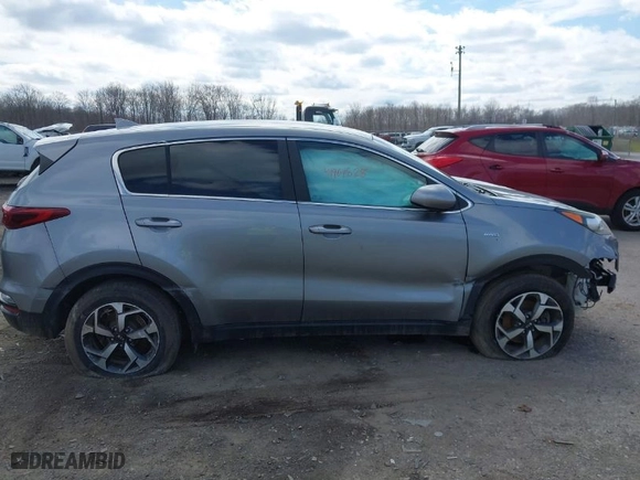 2020 Kia Sportage LX with VIN KNDPMCAC9L7629569, listed as a IAAI auction lot 41961828 with 51,395 mi miles. Bid and sale history available at carsss.com. Image 14.