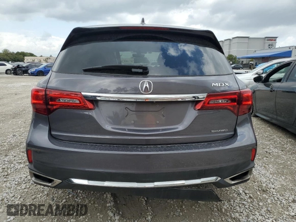 2020 Acura MDX with VIN 5J8YD4H35LL043413, listed as a Copart auction lot 47863255 with 67,935 mi miles and Salvage Title. Bid and sale history available at carsss.com. Image 6.