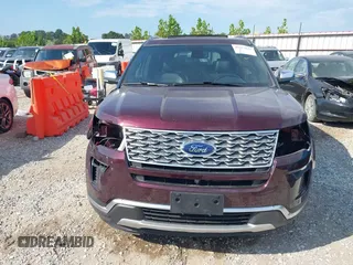 2018 Ford Explorer Platinum with VIN 1FM5K8HT7JGA52887, listed as a IAAI auction lot 40377025 with 92,577 mi miles. Bid and sale history available at carsss.com. Image 13.