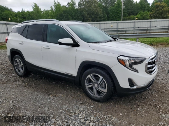 2021 GMC Terrain SLT z VIN 3GKALPEV9ML359613, wystawiony jako Copart lot #57420515 z przebiegiem 19 315 mil mil oraz Czysty tytuł • Clean title. Historia ofert i sprzedaży dostępna na DreamBid. Obrazek 4.