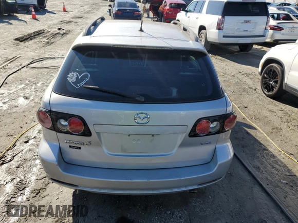2006 Mazda 6 S Sport VE with VIN 1YVHP82D265M03237, listed as a Copart auction lot 86522354 with 116,729 mi miles and Salvage Title. Bid and sale history available at carsss.com. Image 6.