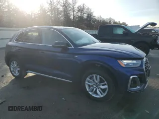 2023 Audi Q5 S line Premium with VIN WA1GAAFY1P2118579, listed as a Copart auction lot 43068015 with 15,662 mi miles and Salvage title. Bid and sale history available at DreamBid. Image 4.