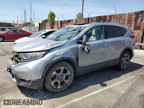 2018 Honda CR-V EX with VIN 5J6RW1H5XJA004610, listed as a Copart auction lot 52085295 with 133,017 mi miles and Salvage Title. Bid and sale history available at carsss.com. Image 1.
