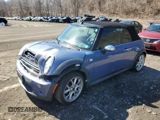 2006 MINI Convertible S with VIN WMWRH33566TJ42639, listed as a Copart auction lot 49452255 with 81,733 mi miles and Salvage Title. Bid and sale history available at DreamBid. Image 1.