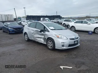 2010 Toyota Prius II with VIN JTDKN3DU8A0150741, listed as a IAAI auction lot 41951981 with 75,474 mi miles. Bid and sale history available at carsss.com. Image 1.