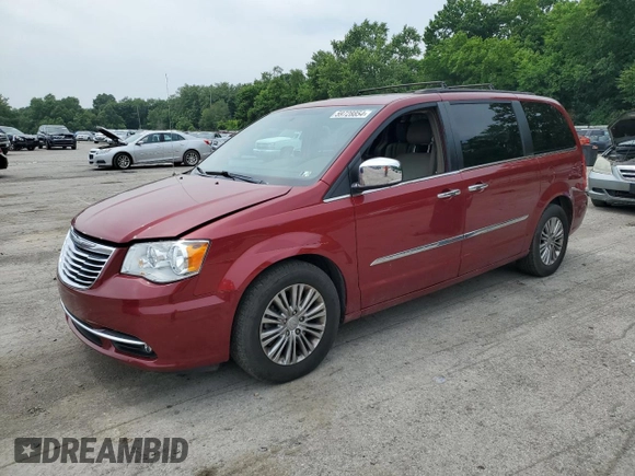 2016 Chrysler Town & Country Touring L Anniversary Edition with VIN 2C4RC1CGXGR175577, listed as a Copart auction lot 59728854 with Not Provided miles and Salvage Title. Bid and sale history available at DreamBid. Image 1.