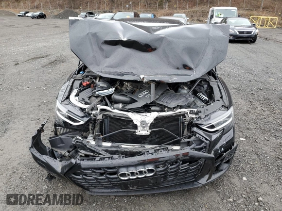 2022 Audi A8 with VIN WAULDAF85NN004895, listed as a Copart auction lot 51758025 with 61,164 mi miles and Salvage title. Bid and sale history available at DreamBid. Image 5.