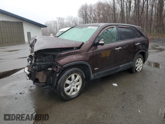 2011 Kia Sorento LX with VIN 5XYKTCA1XBG026448, listed as a Copart auction lot 51687725 with 150,426 mi miles and Salvage Title. Bid and sale history available at carsss.com. Image 1.