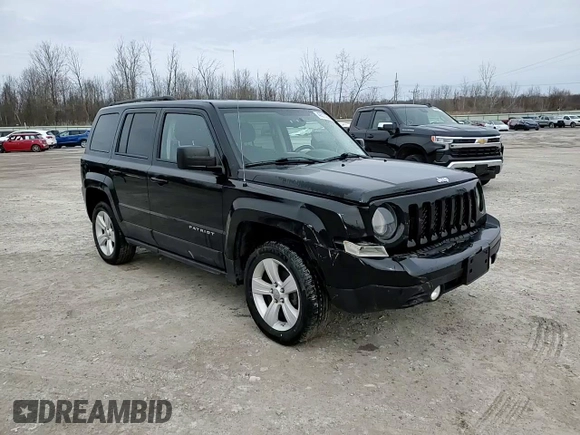 2017 Jeep Patriot High Altitude with VIN 1C4NJRFB4HD124583, listed as a Copart auction lot 48573335 with 163,047 mi miles and Salvage Title. Bid and sale history available at carsss.com. Image 14.