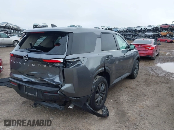 2024 Nissan Pathfinder S with VIN 5N1DR3AAXRC273423, listed as a IAAI auction lot 41210916 with 9,831 mi miles and . Bid and sale history available at DreamBid. Image 4.