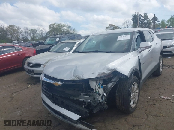 2021 Chevrolet Blazer LT with VIN 3GNKBHRSXMS502378, listed as a IAAI auction lot 41933693 with 108,814 mi miles and . Bid and sale history available at DreamBid. Image 2.