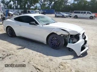 2017 Ford Mustang V6 with VIN 1FA6P8AM8H5335405, listed as a Copart auction lot 55945545 with 89,899 mi miles and Salvage title. Bid and sale history available at DreamBid. Image 4.