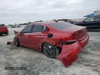 2019 Genesis G70 2.0T Advanced with VIN KMTG64LA3KU020510, listed as a Copart auction lot 76745374 with 52,921 mi miles and Non Repairable. Bid and sale history available at carsss.com. Image 2.