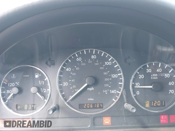 2005 Mercedes-Benz M 500 with VIN 4JGAB75EX5A536561, listed as a IAAI auction lot 40088398 with 206,184 mi miles and . Bid and sale history available at DreamBid. Image 7.