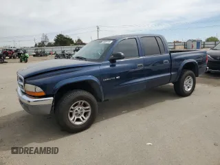 2001 Dodge Dakota Sport z VIN 1B7GG2AN91S111149, wystawiony jako Copart lot #52609755 z przebiegiem 118 010 mil mil oraz Szkoda całkowita • Salvage title. Historia ofert i sprzedaży dostępna na DreamBid. Obrazek 1.