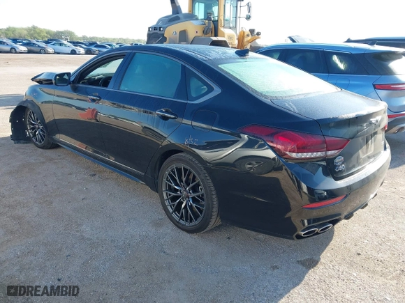 2019 Genesis G80 3.3T Sport with VIN KMTFN4JB5KU312637, listed as a IAAI auction lot 41985513 with 34,536 mi miles. Bid and sale history available at carsss.com. Image 3.