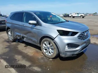 2022 Ford Edge Titanium with VIN 2FMPK4K91NBA31898, listed as a IAAI auction lot 42047064 with 77,676 mi miles. Bid and sale history available at carsss.com. Image 1.