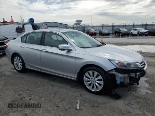 2014 Honda Accord Sedan EX-L with VIN 1HGCR2F87EA293474, listed as a Copart auction lot 49748234 with 92,598 mi miles and Salvage Title. Bid and sale history available at carsss.com. Image 4.