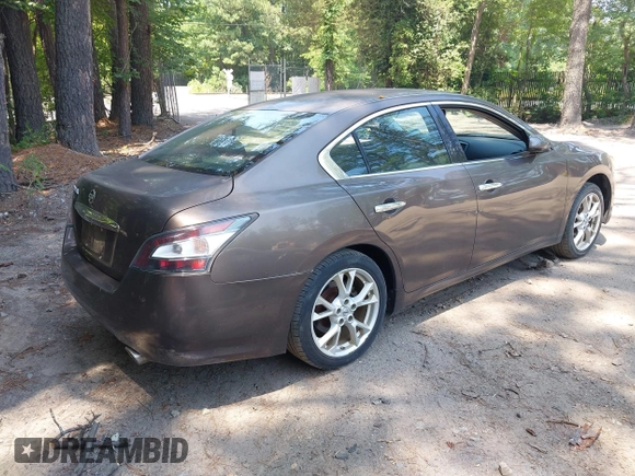 2012 Nissan Maxima S with VIN 1N4AA5AP1CC809218, listed as a IAAI auction lot 42577951 with 98,508 mi miles and . Bid and sale history available at DreamBid. Image 4.