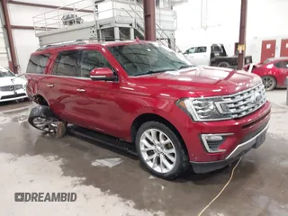 2018 Ford Expedition Max Limited z VIN 1FMJK2AT0JEA22583, wystawiony jako IAAI lot #41390275 z przebiegiem 125 470 mil mil oraz . Historia ofert i sprzedaży dostępna na DreamBid. Obrazek 1.