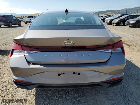 2022 Hyundai Elantra SE with VIN KMHLL4AG9NU263476, listed as a Copart auction lot 64356054 with 12,777 mi miles and Salvage Title. Bid and sale history available at carsss.com. Image 6.