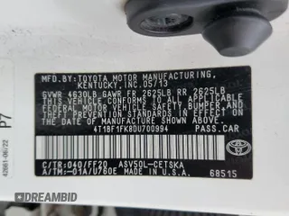 2013 Toyota Camry L with VIN 4T1BF1FK8DU700994, listed as a Copart auction lot 55354265 with 236,581 mi miles and Clean Title. Bid and sale history available at carsss.com. Image 12.