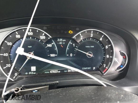 2019 BMW X3 xDrive30i with VIN 5UXTR9C52KLP96443, listed as a Copart auction lot 46327235 with 47,823 mi miles and Clean Title. Bid and sale history available at DreamBid. Image 9.