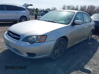 2005 Subaru Legacy Sedan (Natl) with VIN 4S3BL616757228243, listed as a IAAI auction lot 41952766 with 129,931 mi miles. Bid and sale history available at carsss.com. Image 2.