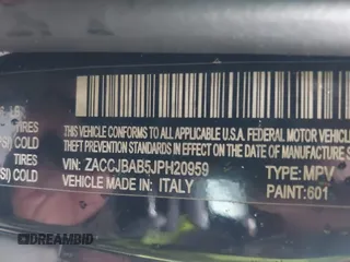2018 Jeep Renegade Sport z VIN ZACCJBAB5JPH20959, wystawiony jako IAAI lot #42209178 z przebiegiem 133 004 mil mil oraz . Historia ofert i sprzedaży dostępna na DreamBid. Obrazek 9.