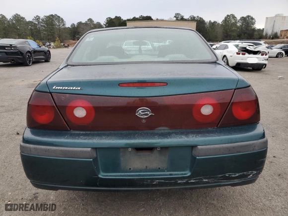 2000 Chevrolet Impala with VIN 2G1WF55E5Y9141442, listed as a Copart auction lot 87731805 with 0 mi miles and Salvage Title. Bid and sale history available at carsss.com. Image 6.