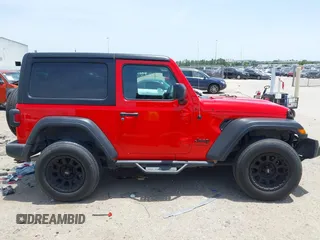 2022 Jeep Wrangler Sport with VIN 1C4GJXAG3NW195967, listed as a IAAI auction lot 42265207 with 41,220 mi miles and . Bid and sale history available at DreamBid. Image 13.