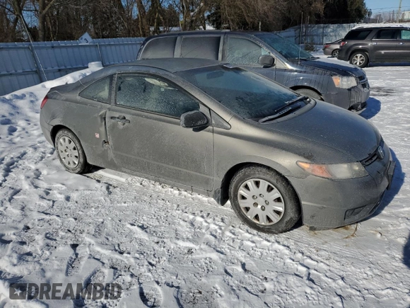 2006 Honda Civic Cpe DX with VIN 2HGFG122X6H002032, listed as a Copart auction lot 88782515 with 177,776 mi miles and Clean Title. Bid and sale history available at carsss.com. Image 4.