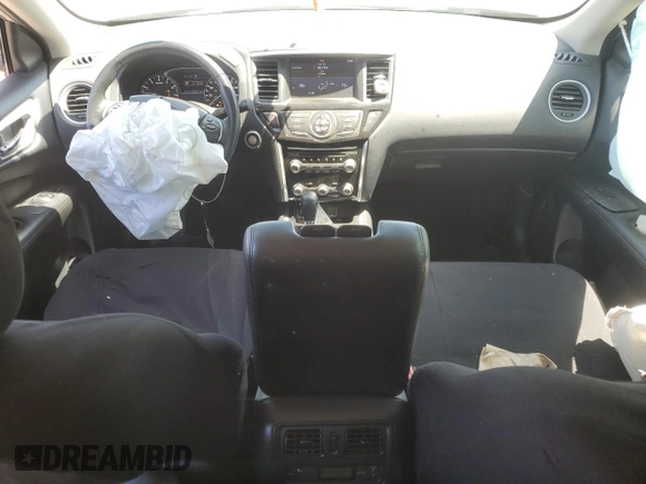 2018 Nissan Pathfinder SV z VIN 5N1DR2MMXJC662132, wystawiony jako Copart lot #54442685 z przebiegiem 81 141 mil mil oraz Szkoda całkowita • Salvage title. Historia ofert i sprzedaży dostępna na DreamBid. Obrazek 8.