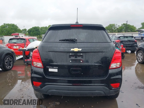 2019 Chevrolet Trax LS with VIN 3GNCJNSB7KL357677, listed as a IAAI auction lot 41897552 with 96,323 mi miles and . Bid and sale history available at DreamBid. Image 16.