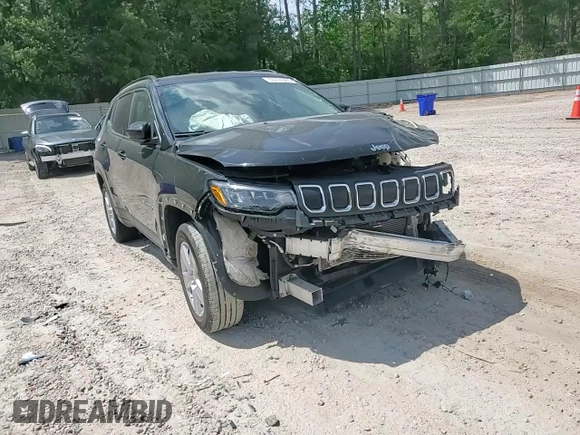 2022 Jeep Compass Latitude с VIN 3C4NJDBB7NT231769, выставлен на аукционе Copart как лот 55791685 с пробегом 57 942 миль миль и Списание • Salvage title. История ставок и продаж доступна на DreamBid. Изображение 15.