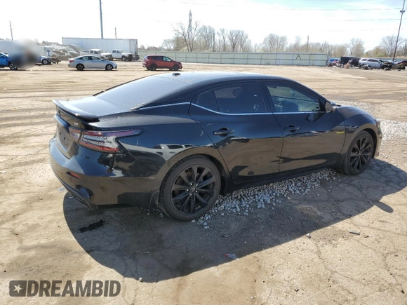 2023 Nissan Maxima SR with VIN 1N4AA6EV2PC507537, listed as a Copart auction lot 53750525 with 16,659 mi miles and Clean title. Bid and sale history available at DreamBid. Image 3.