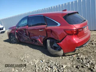 2020 Acura MDX with VIN 5J8YD3H32LL006975, listed as a Copart auction lot 81951724 with 44,345 mi miles and Salvage title. Bid and sale history available at DreamBid. Image 2.