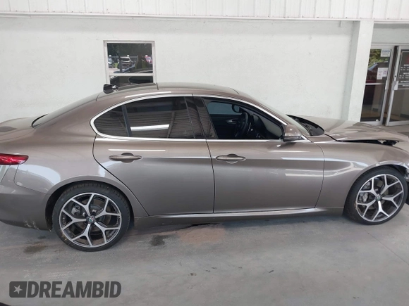 2019 Alfa Romeo Giulia Ti Sport with VIN ZARFAMBN1K7599269, listed as a IAAI auction lot 42271523 with 46,556 mi miles and . Bid and sale history available at DreamBid. Image 13.